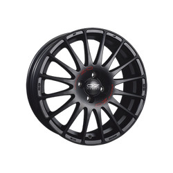   Oz Superturismo GT 18/8 ET50 Matt black + red lettering |  WHS056819