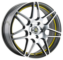 Диск литой Alcasta M28 17/7 ET45 Bkfysi | Артикул WHS087769