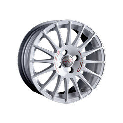   Oz Superturismo WRC 16/7 ET42 White + red lettering |  WHS101943