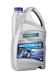    Ravenol Motobike 4-T Ester 10W-30 (4) new  |  4014835731097