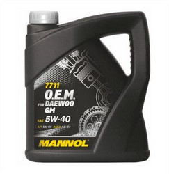    Mannol O.E.M. for Daewoo GM 5W-40  |  4036021401492